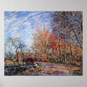 Póster Sisley - Las Afueras Del Bosque Fontainebleau