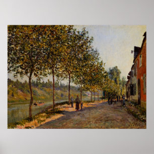 Póster Sisley - Mañana de junio en Saint-Mammes