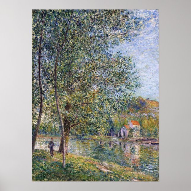 Póster Sisley - Mañana en Loign 1879 (Frente)