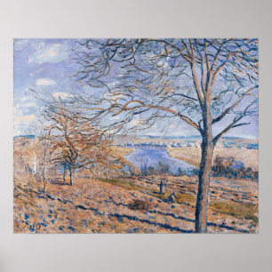 Póster Sisley - Orillas del Loing, efecto de otoño 1881