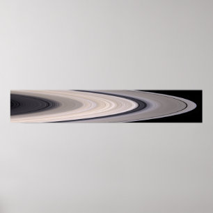 Póster Sistema del anillo de Saturn