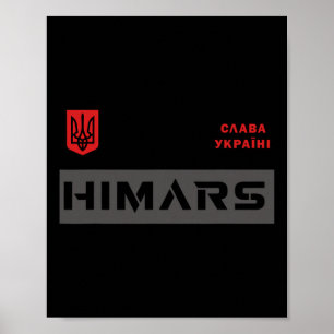 Póster Sistema Himars Militar Ejército Gloria a Ucrania 