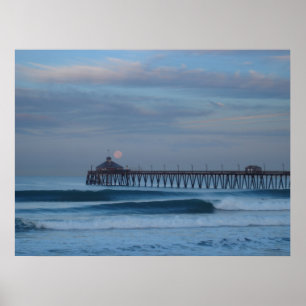 Póster Sistema imperial de la luna de la playa
