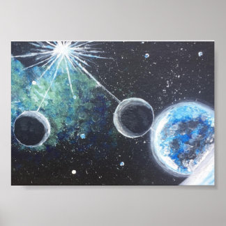 Póster sistema solar