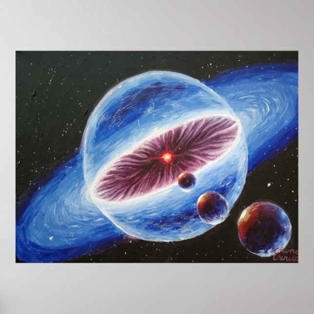 Póster Sistema solar (Frente)