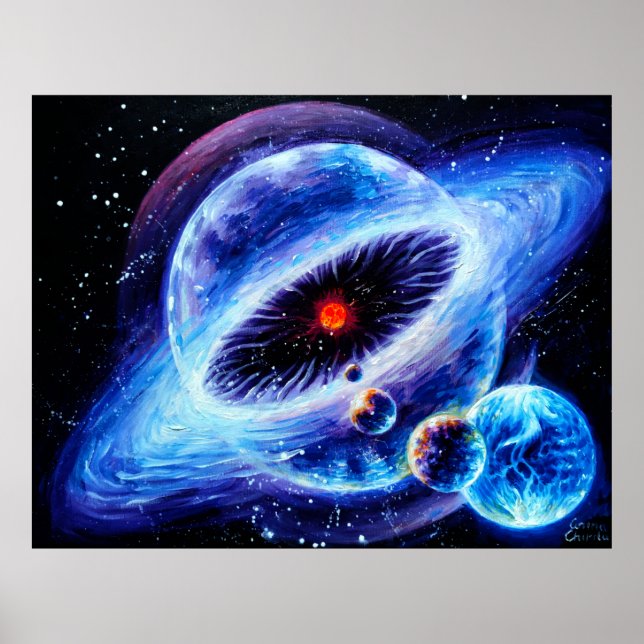 Póster Sistema solar (Frente)