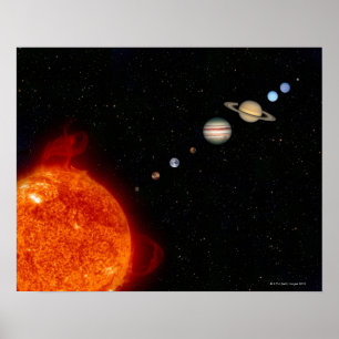 Póster Sistema solar 2