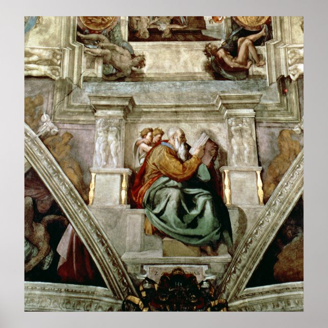 Póster Sistine Chapel Ceiling, 1508-12 (Frente)