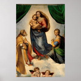 Póster Sistine Madonna