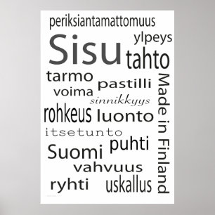 Póster Sisu juliste - poster