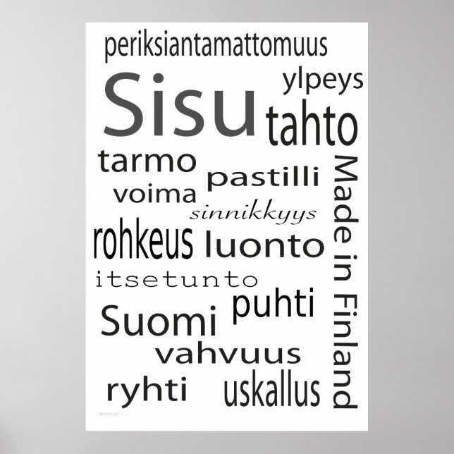 Póster Sisu juliste - poster (Frente)