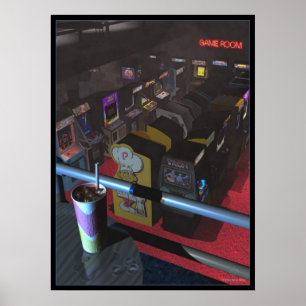 Póster Sitio de juego ahumado
