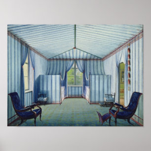 Póster Sitio de la tienda, después de 1830
