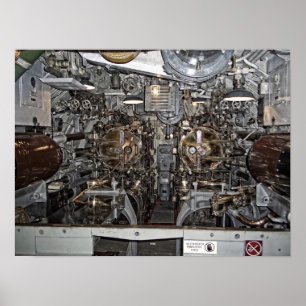 Póster Sitio de torpedo submarino - Pearl Harbor