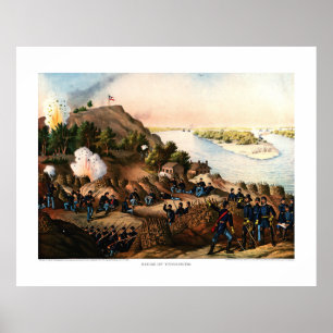 Póster Sitio de Vicksburg Ulysses S. Grant 1888