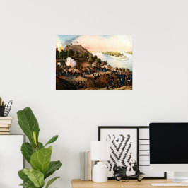 Póster Sitio de Vicksburg Ulysses S. Grant 1888