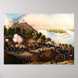 Póster Sitio de Vicksburg Ulysses S. Grant 1888