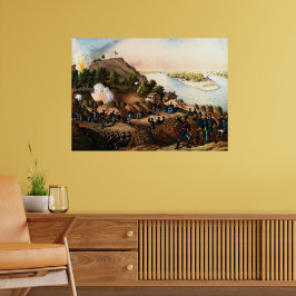 Póster Sitio de Vicksburg Ulysses S. Grant 1888