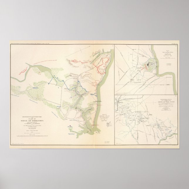 Póster Sitio de Yorktown (Frente)