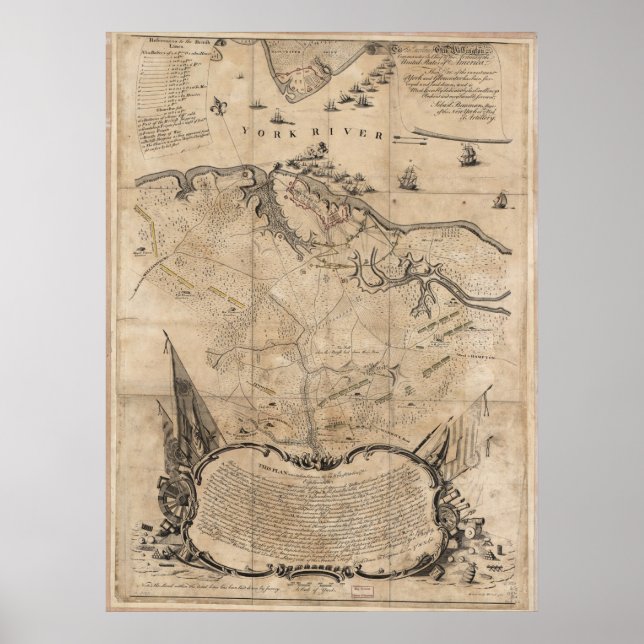 Póster Sitio de Yorktown (Frente)