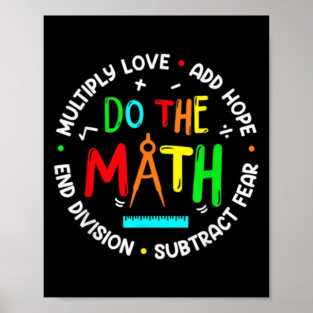 Póster Sitive Quote Insring Slogan Love Hope Fear Do The  (Frente)