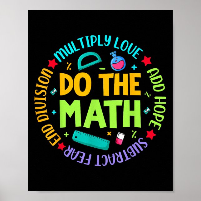 Póster Sitive Quote Insring Slogan Love Hope Fear Do The  (Frente)