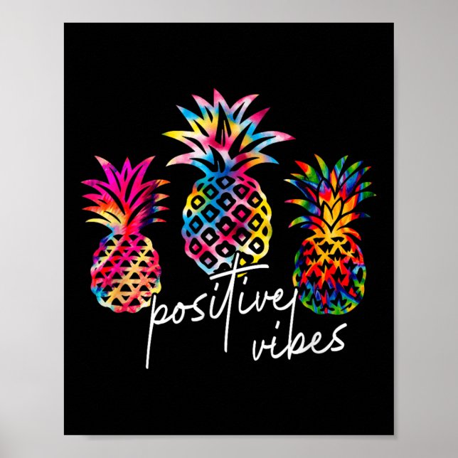 Póster Sitive Vibe Ne Transfer Day Infertility Ivf Tie Dy (Frente)