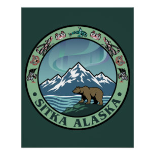 Póster Sitka Alaska Estados Unidos