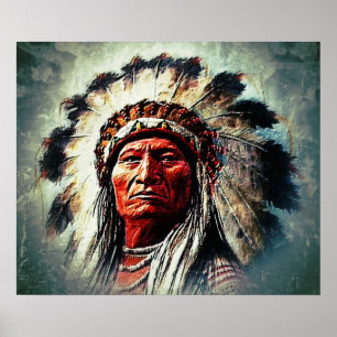 Póster Sitting Bull