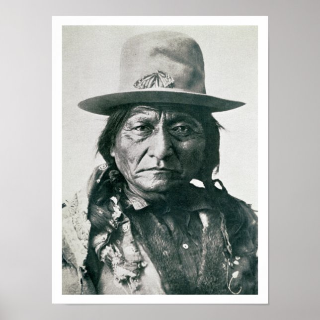 Póster Sitting Bull (1831-1890) (b/w photo) (Frente)
