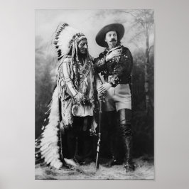Póster Sitting Bull and Buffalo Bill - 1897