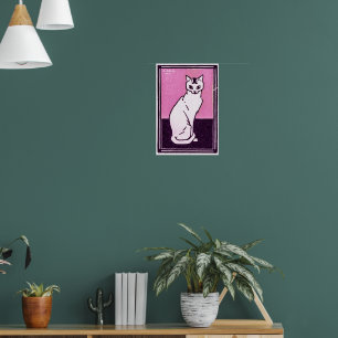 Póster Sitting cat por Julie de Graag