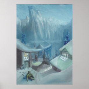 Póster Sitting in the Snow - Poster