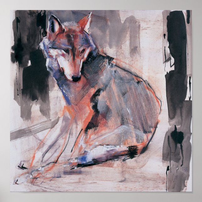 Póster Sitting Wolf 2000 (Frente)