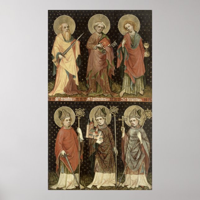 Póster Six Saints (Frente)