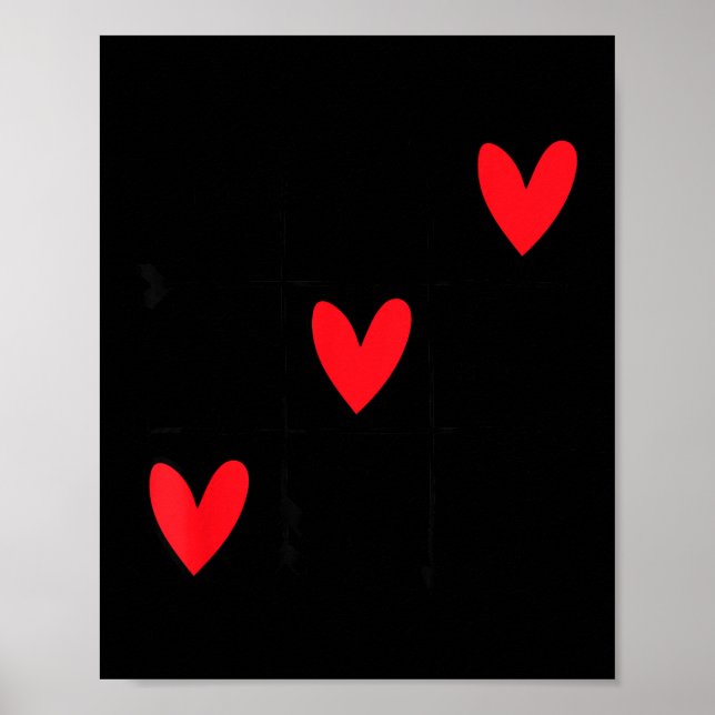 Póster Six Seven Gamer 67 Valentines Day 6 7 Funny  (Frente)