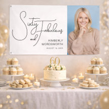 Sixty and Fabulous Photo 60th Birthday Party