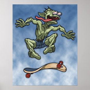 Póster Sk8fish Fred
