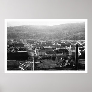 Póster Skagway, Alaska Birdseye 1915