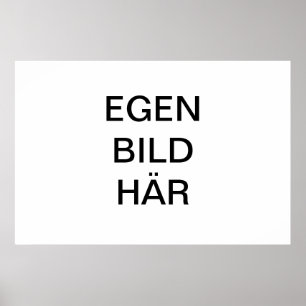 Póster Skapa egen Affisch/Poster med egen bild och texto