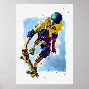 Póster Skateboarder