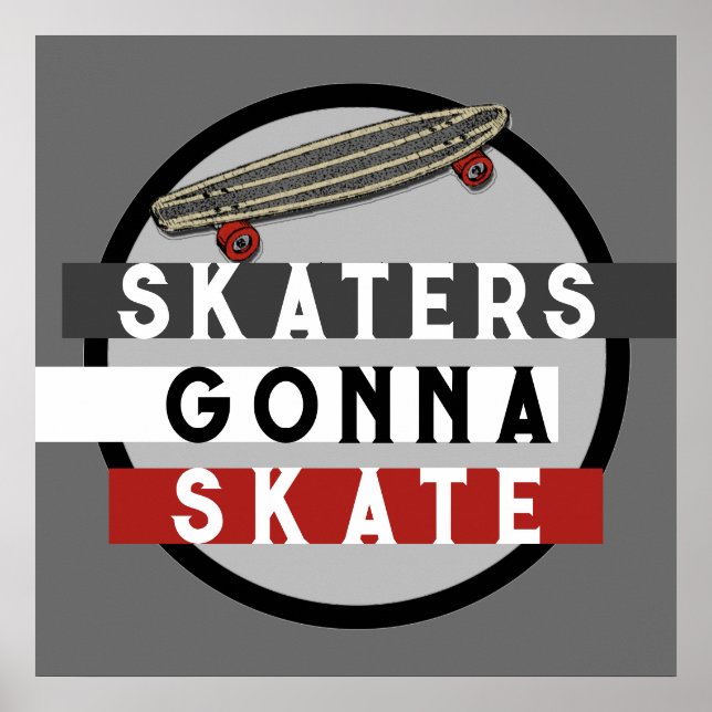 Póster Skateboarding (Frente)