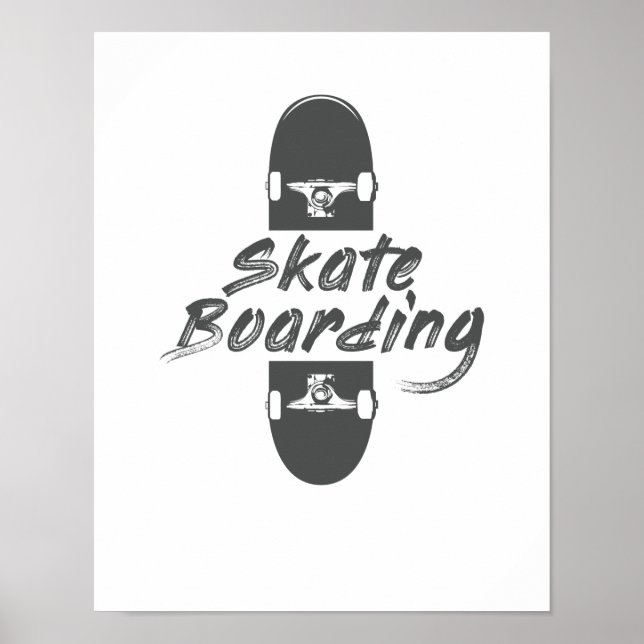 Póster Skateboarding (Frente)