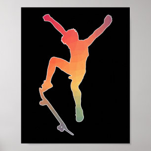 Póster Skateboarding  Para los aficionados al Skateboardi