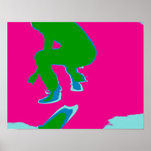 Póster Skater pop especie
