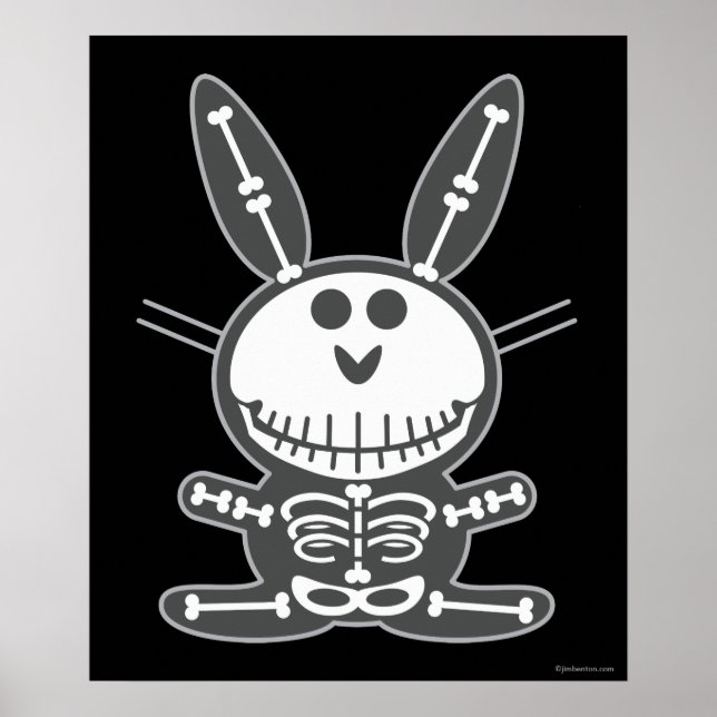 Póster Skeleton Bunny (Frente)
