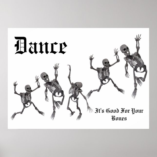 Póster Skeleton Dance (Frente)