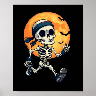 Póster Skeleton Funny Halloween Disstumen Hombres Mujeres