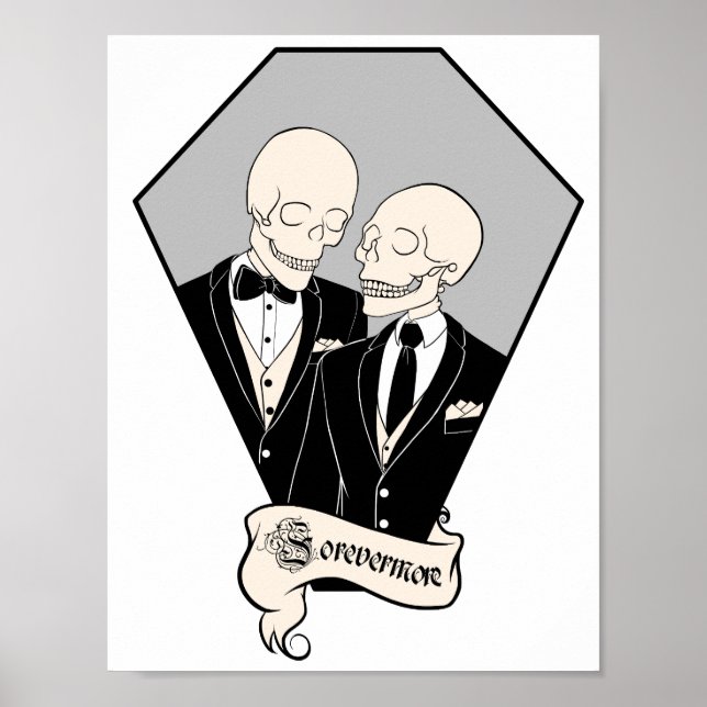 Póster Skeleton Grooms (Frente)