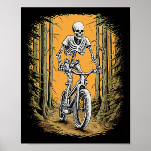Póster Skeleton Halloween